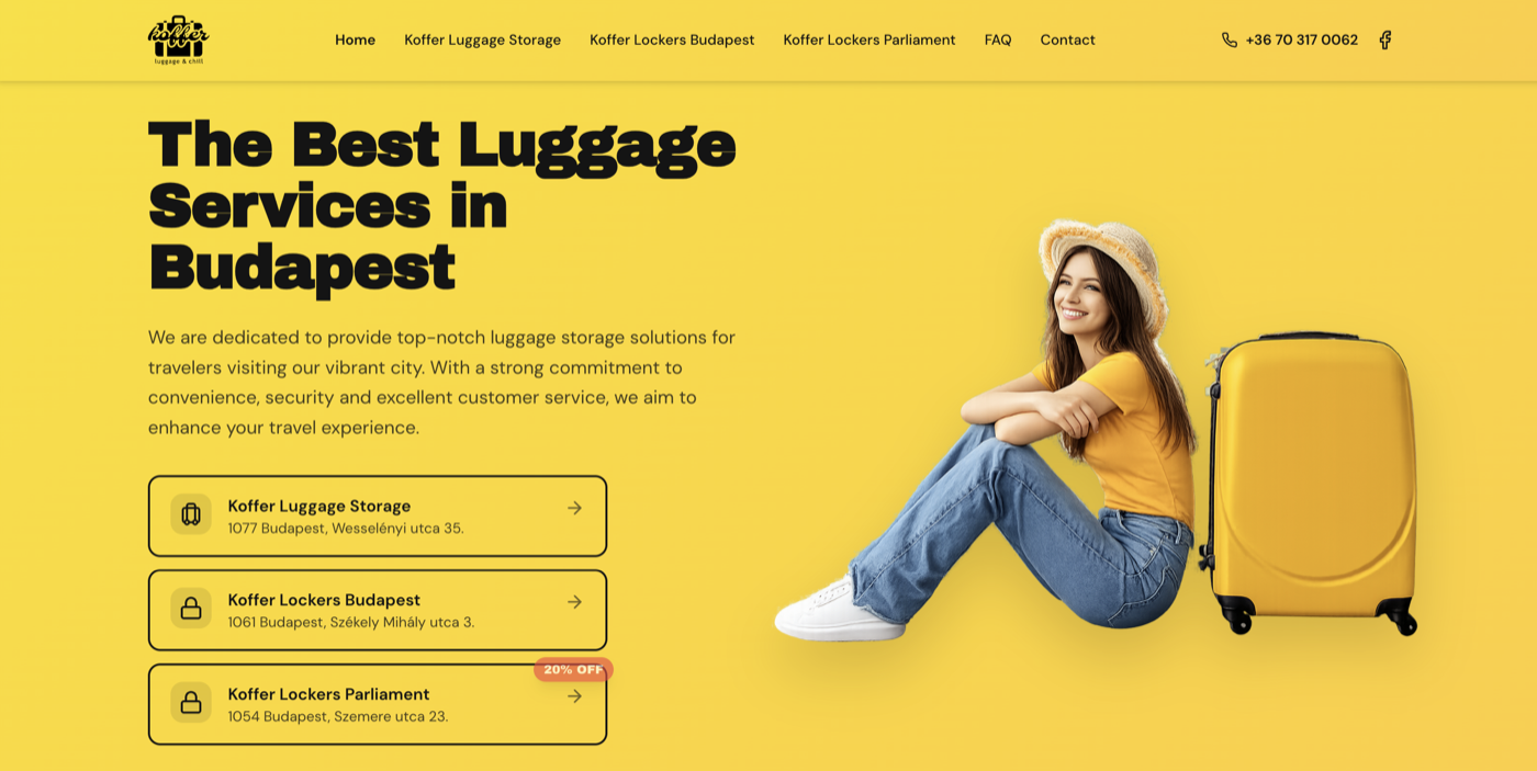 BPKoffer — weboldal